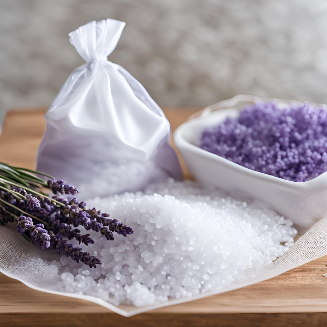 “Bath Baggie-Bombs” Fresh Lavender & Epsom Salts