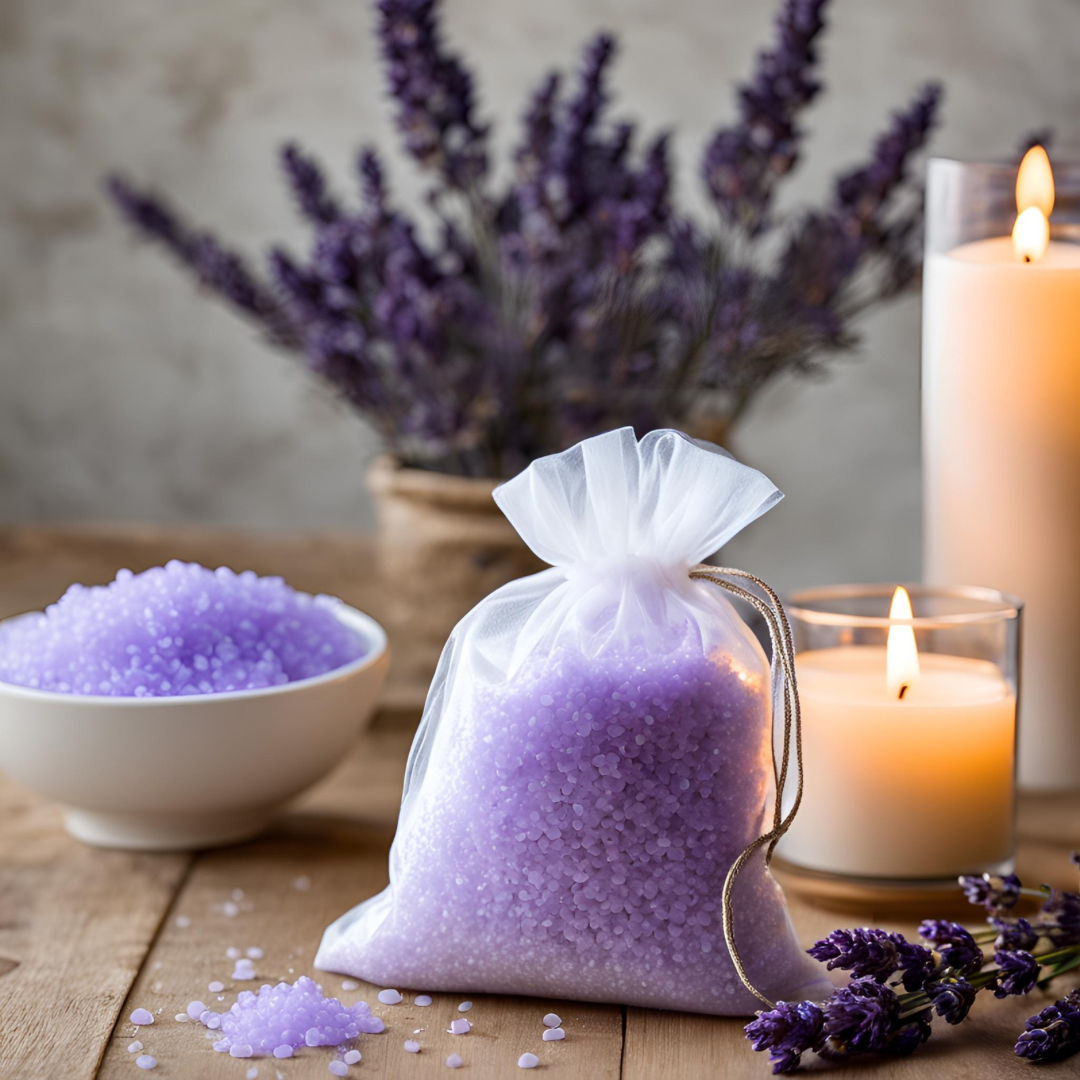 “Bath Baggie-Bombs” Fresh Lavender & Epsom Salts